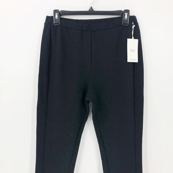 Nordstrom Everyday Womens Pants Medium Black High Rise Skinny Slit Ankle NWT - Picture 3 of 11
